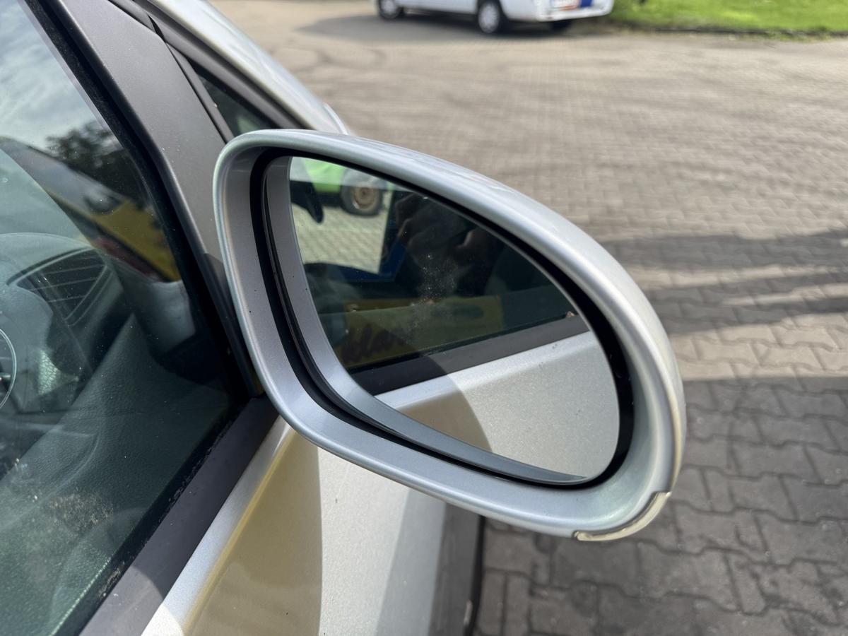 VW Golf Plus 2 original Au&szlig;enspiegel rechts LA7W Reflexsilber elektrisch verstellbar beheizt Bj.2009